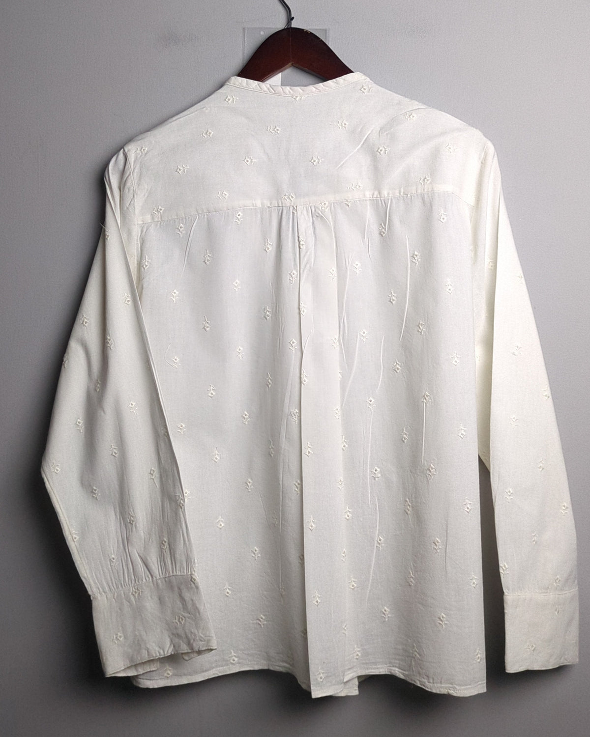 Old Navy White Embroidered Blouse