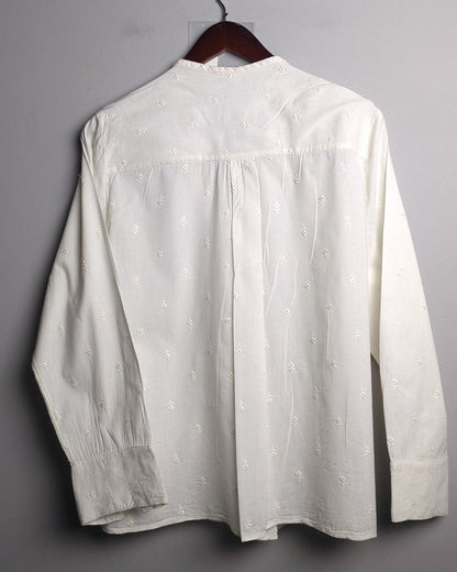 Old Navy White Embroidered Blouse