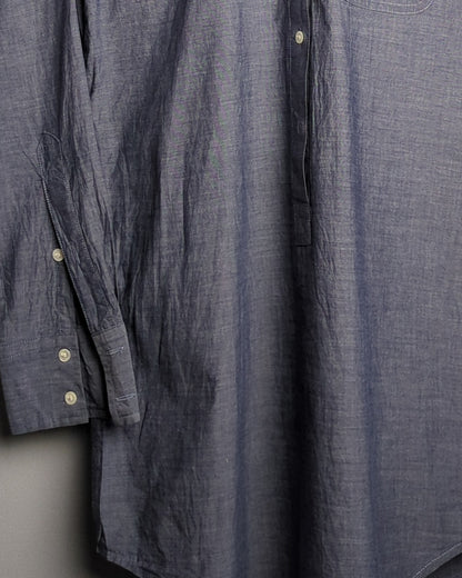 J Crew Grey Button-Down Tunic
