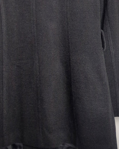 Si Black Peacoat Jacket