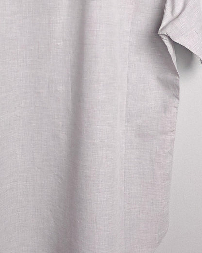 Uniqlo Gray Mandarin Shirt