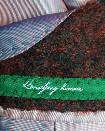 Kimseoryong Homme Wine Woolen Blazer
