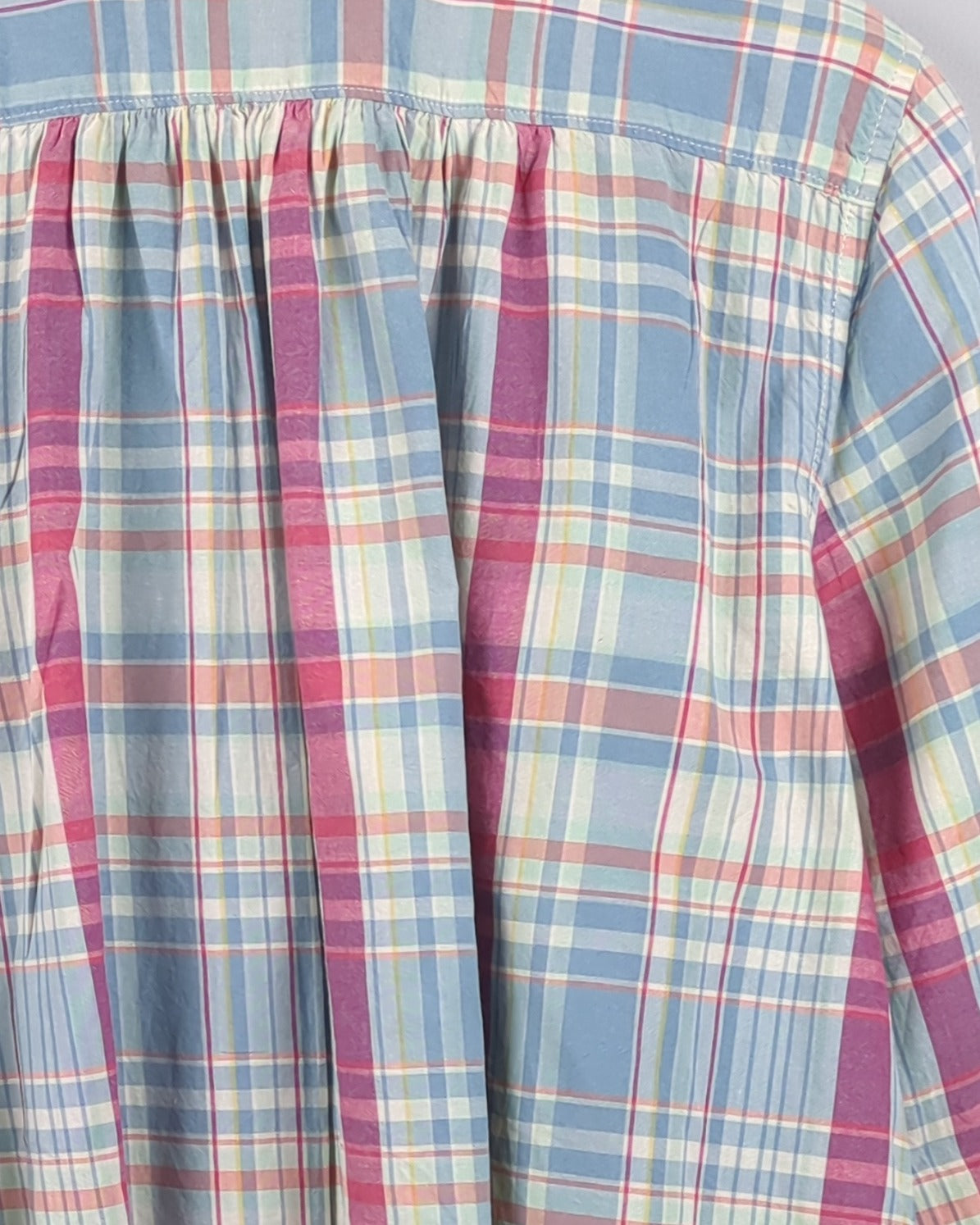 Blue Plaid Shirt