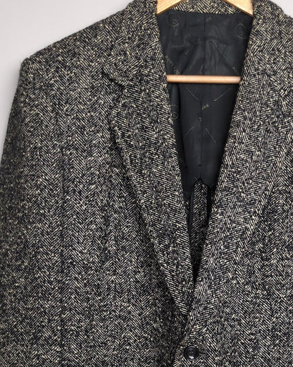 Custom Tailor Gray Tweed Blazer