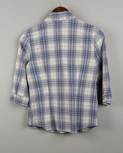 Blue Plaid Shirt