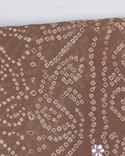 Brown Embellished Saree