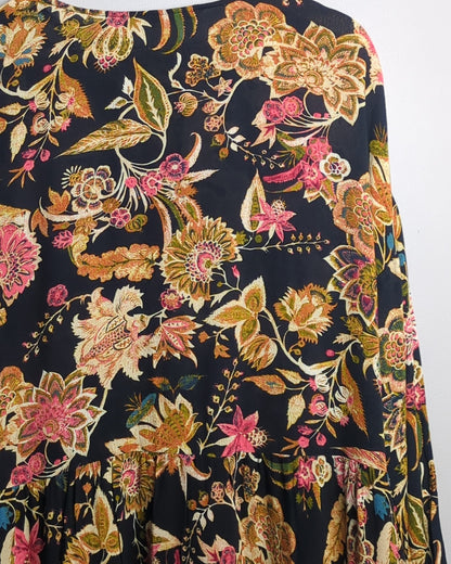Zara Black Floral Dress