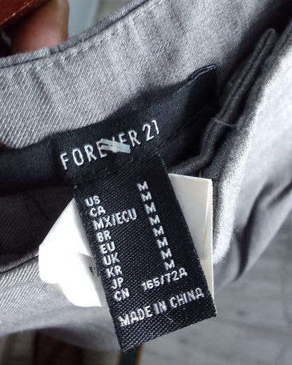 Forever 21 Gray Tailored Trousers